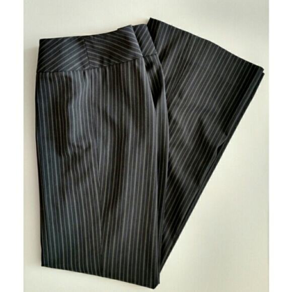 Classiques Entier Pinstripe Pants Gray 0 - Picture 1 of 8